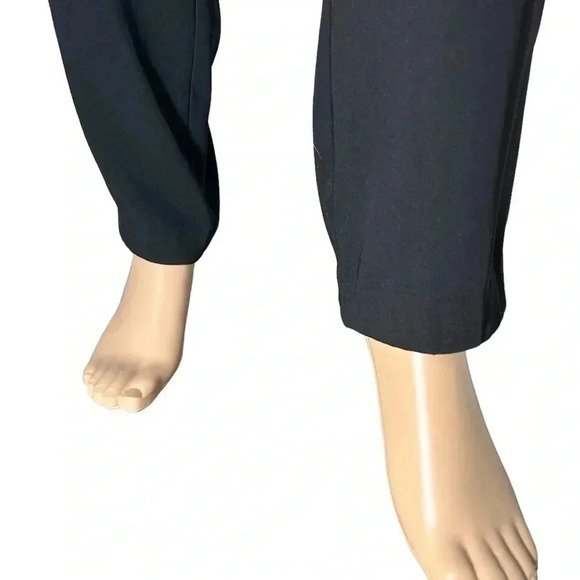 Eileen Fisher Pullon Pant w/Side Zip Elastic Waistband Black Size S - Picture 6 of 12